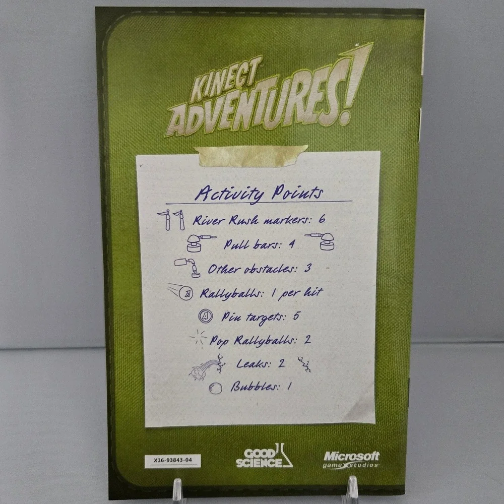 Disneyland Adventures & Kinect Adventures Bundle Xbox 360 - Complete CIB 2 Games